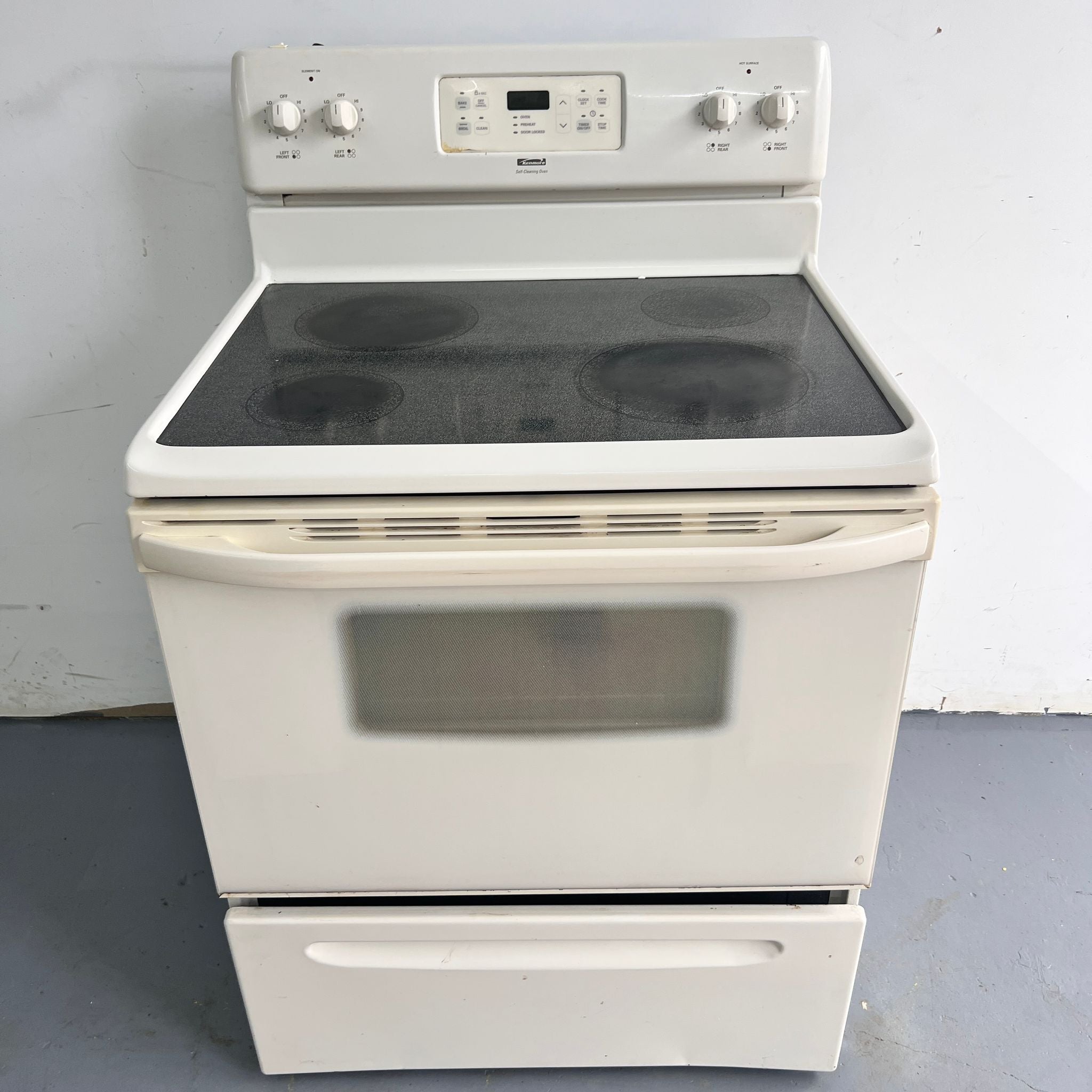 Kenmore flat top on sale electric stove