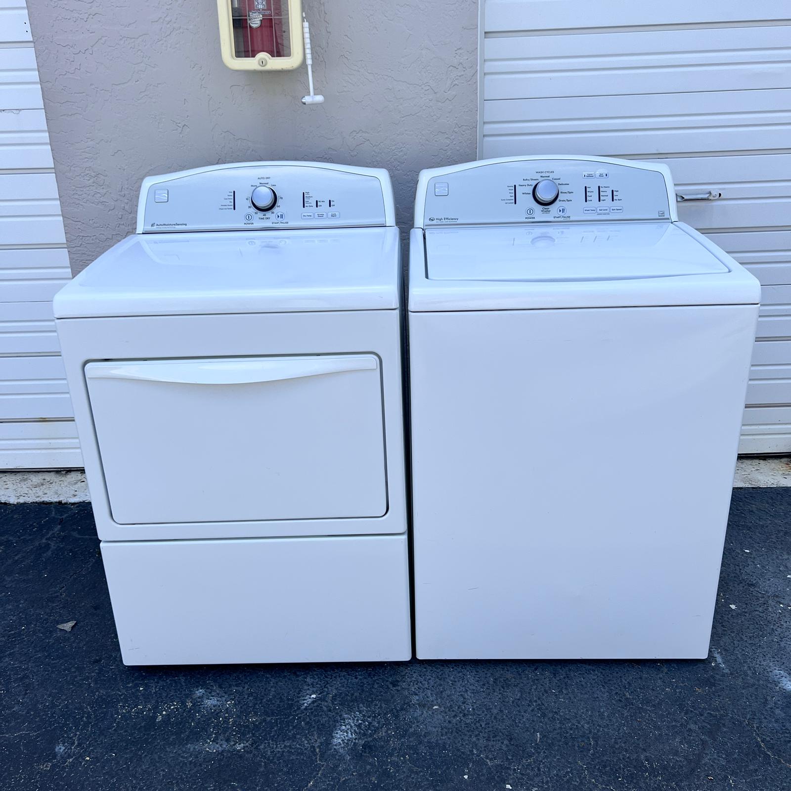 Kenmore washing deals machine and dryer