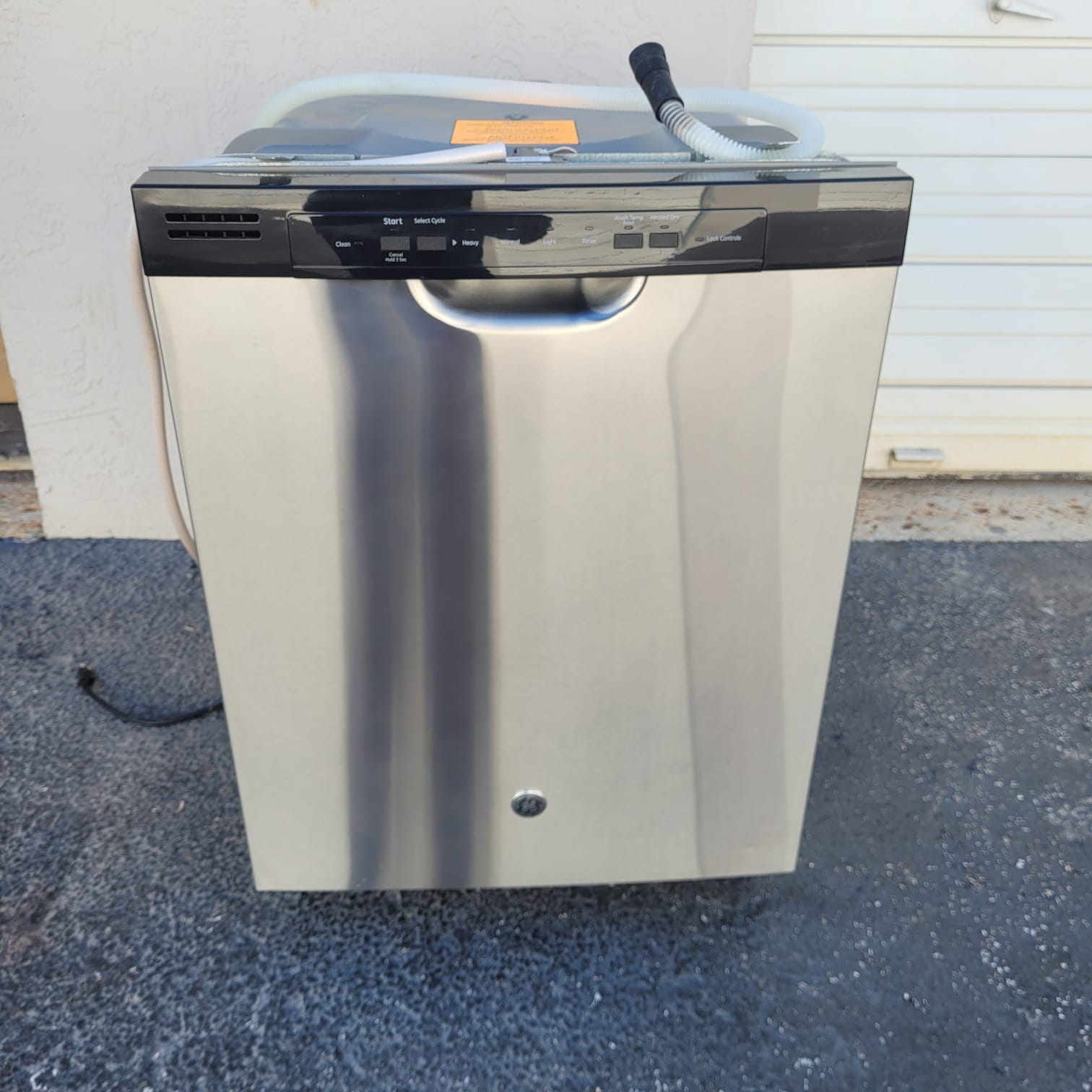 GE Black Stainless Steel Dishwasher – AQS - Main Image