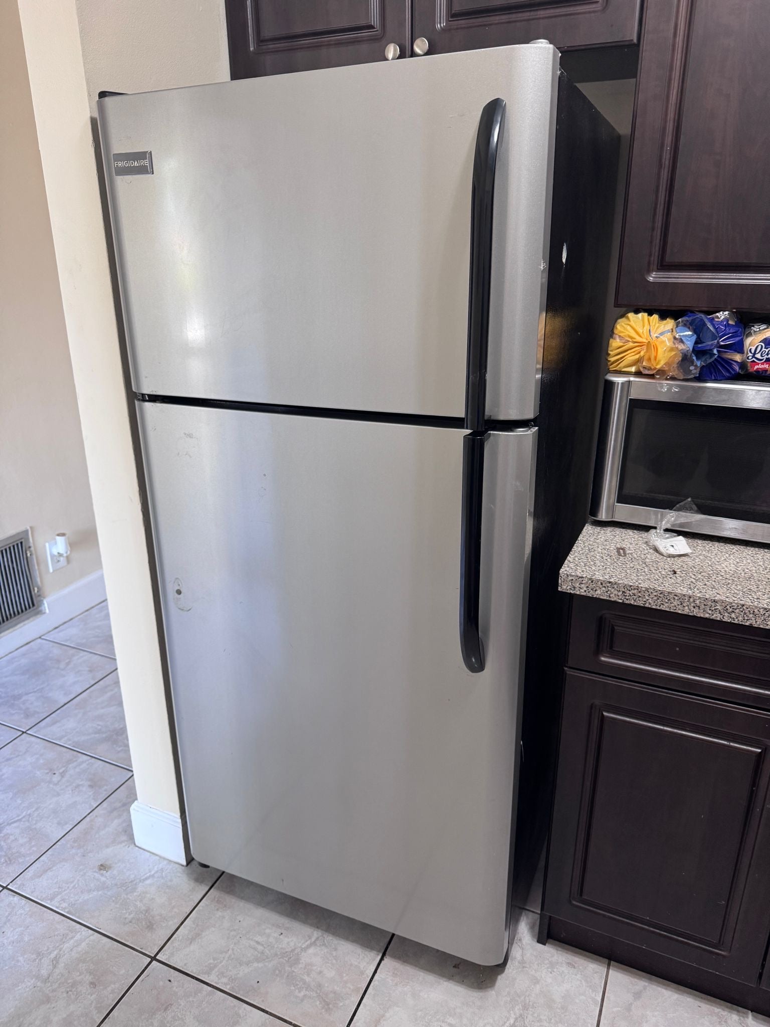 Product Sold - Frigidaire Black Stainless Steel Refrigerator (Model: FFHT1826LM9) 100% Satisfied Customer