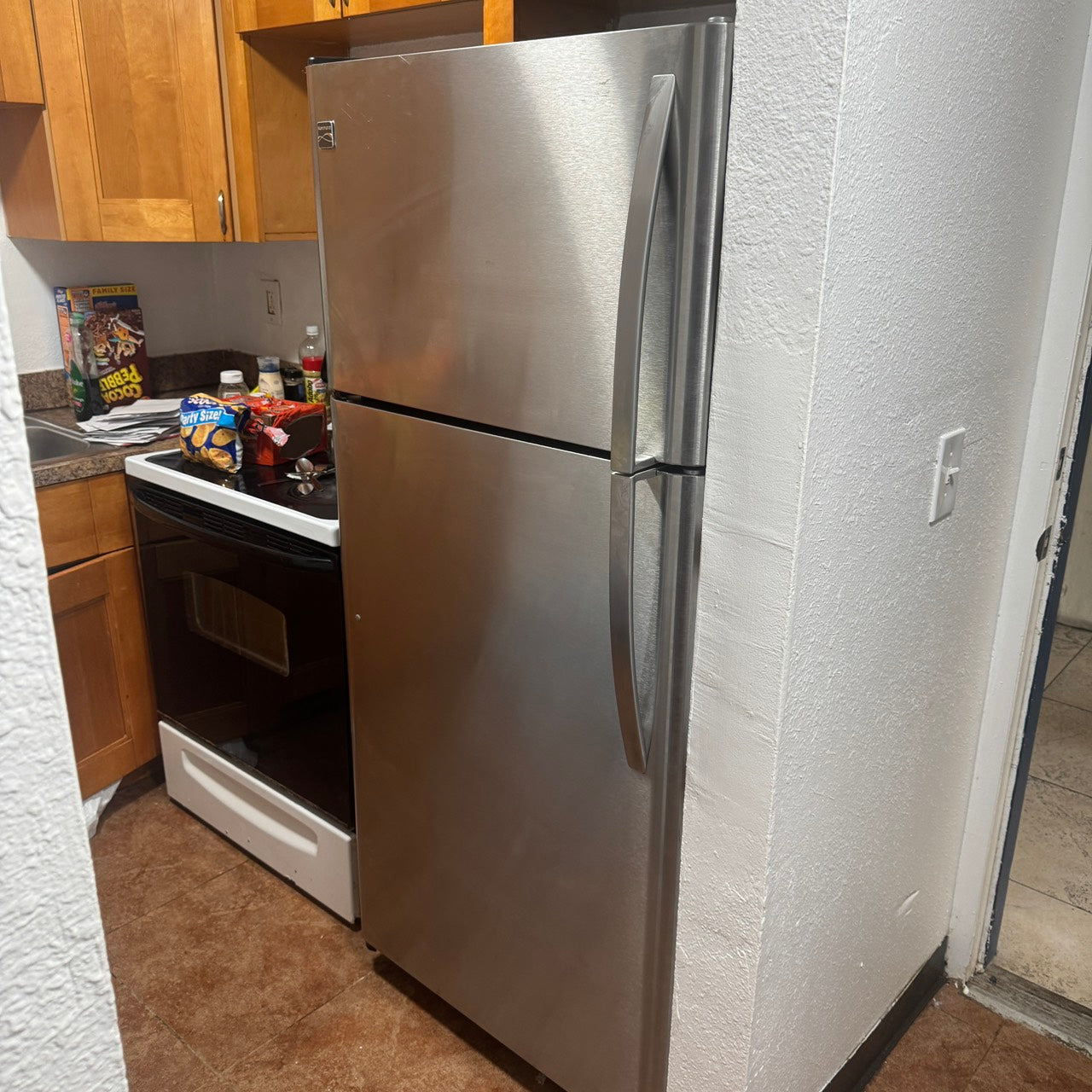 Product Sold – Kenmore SS Top and Bottom Refrigerator (Model: 25378893013) 🧊 100% Satisfied Customer