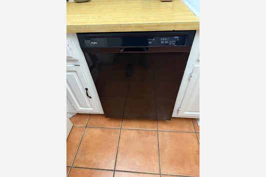 White Dishwasher installed in South Florida 33173