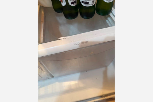 Product Installed – Frigidaire White Top and Bottom Refrigerator