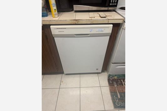 Product Installed – White Dishwasher