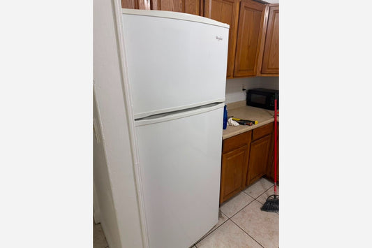 White Top and Bottom Refrigerator installed in Sunrise, FL 33313