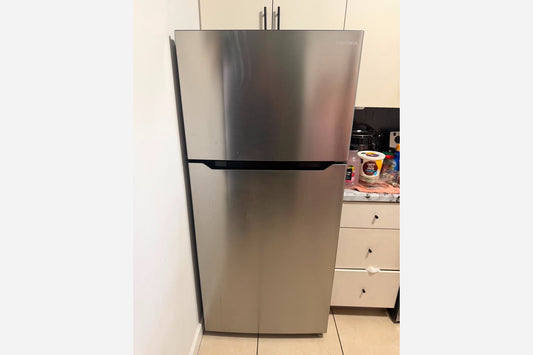 Product Installed – Insignia SS Top and Bottom Refrigerator