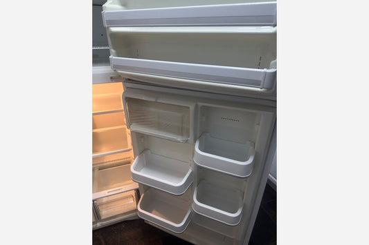 Product Installed – White Top and Bottom Refrigerator