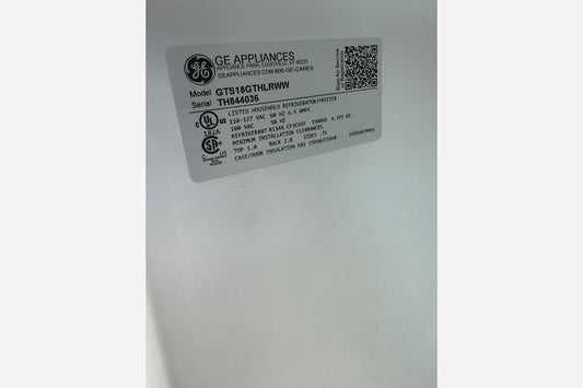 Product Installed – White Top and Bottom Refrigerator