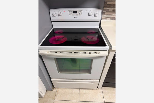Product Installed – White Electric Stove