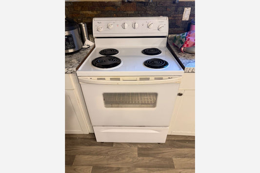 Product Installed – Frigidaire White Coil Electric Stove FFEF3011LWF