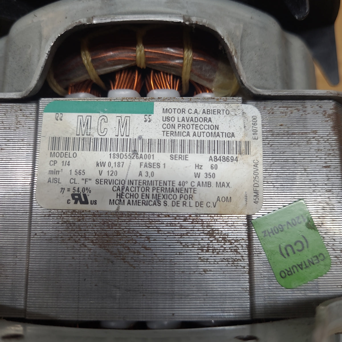 GE Laundry Center Washer Drive Motor WH49X20495