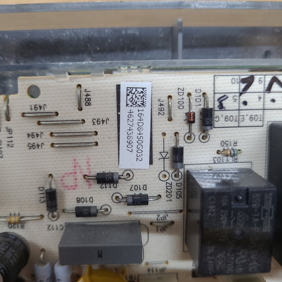 GE Range Oven Control Board WB18X20153