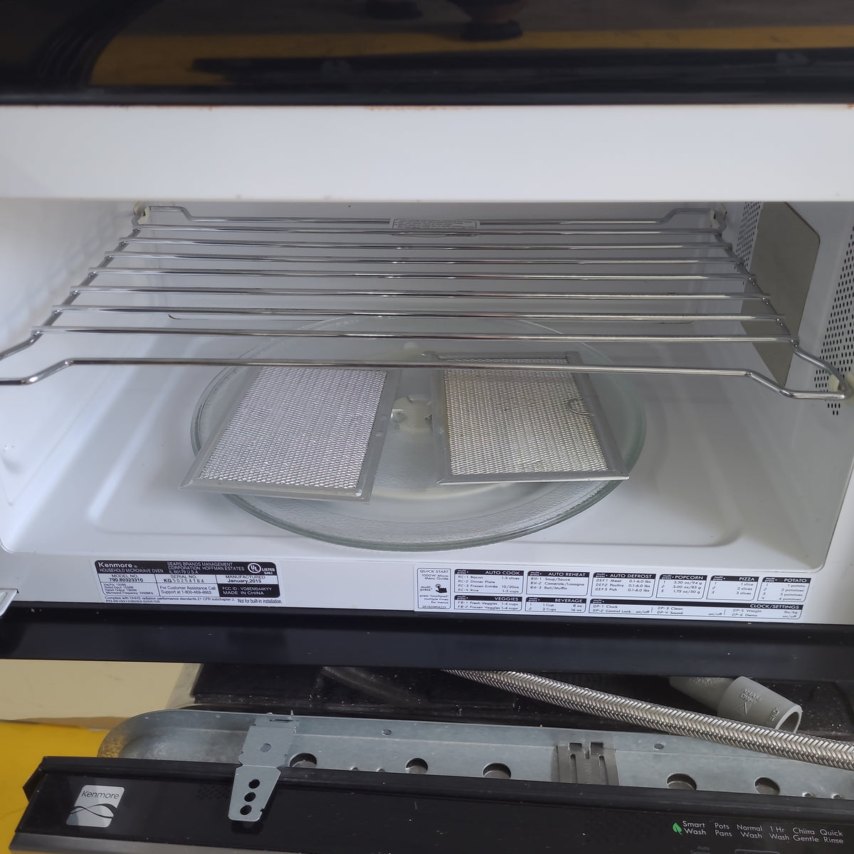 Kenmore Stainless Steel Over-the-Range Microwave