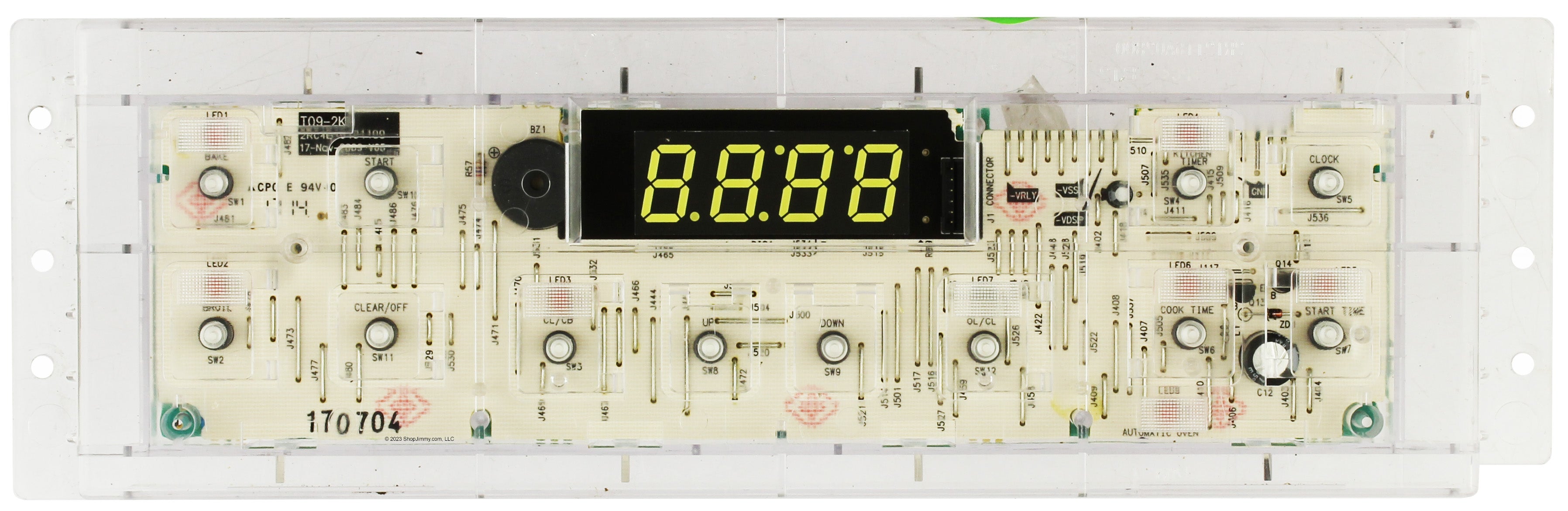 GE Range Oven Control Board (replaces WB27X37226, WR02X27445) WB27X29092