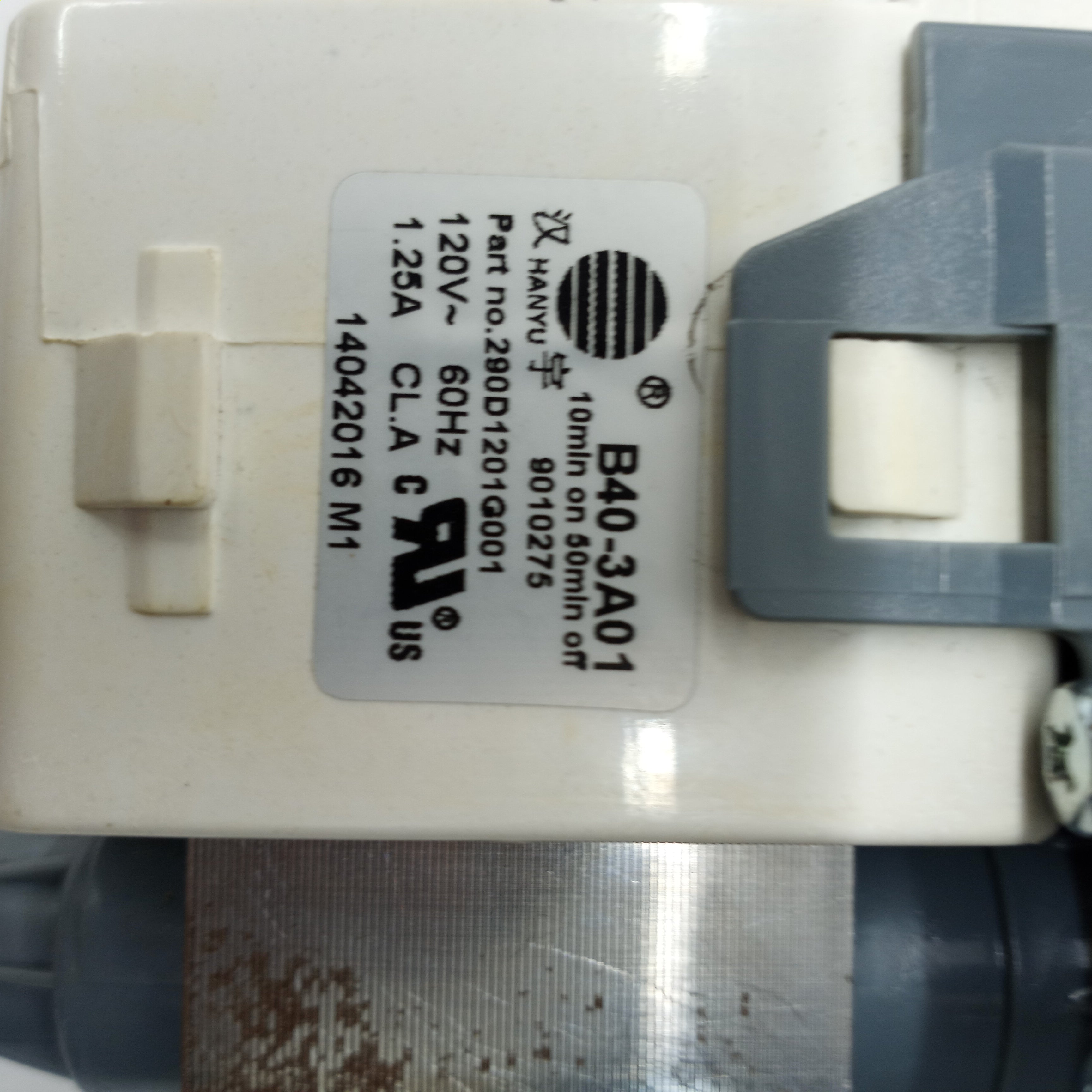 GE Drain Pump Assembly B40-3A01 WH23X28418