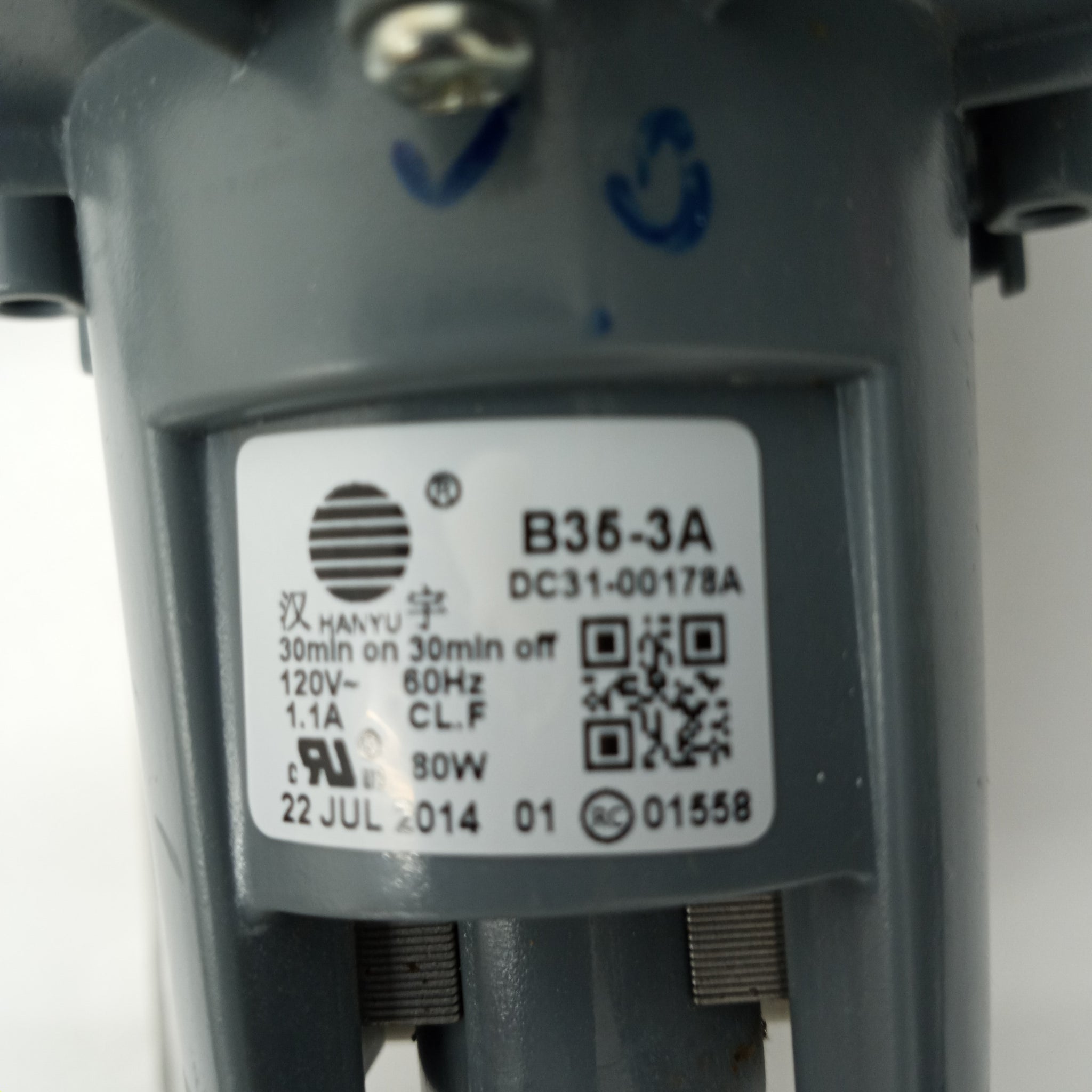 Samsung Washer Drain Pump Motor B35-3A DC31-00178A
