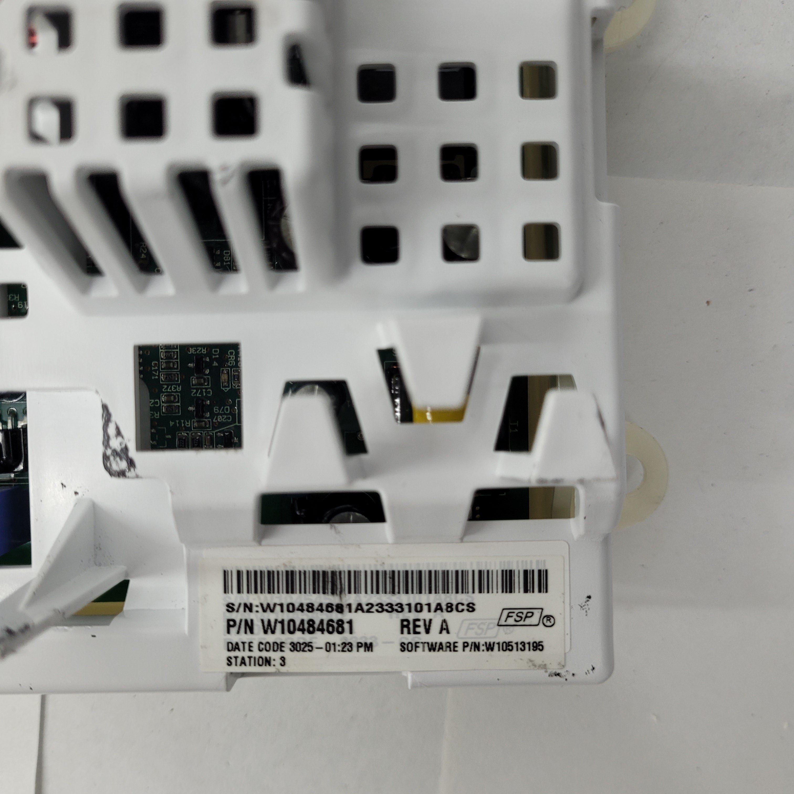 WHIRLPOOL WASHER CONTROL BOARD W10253362