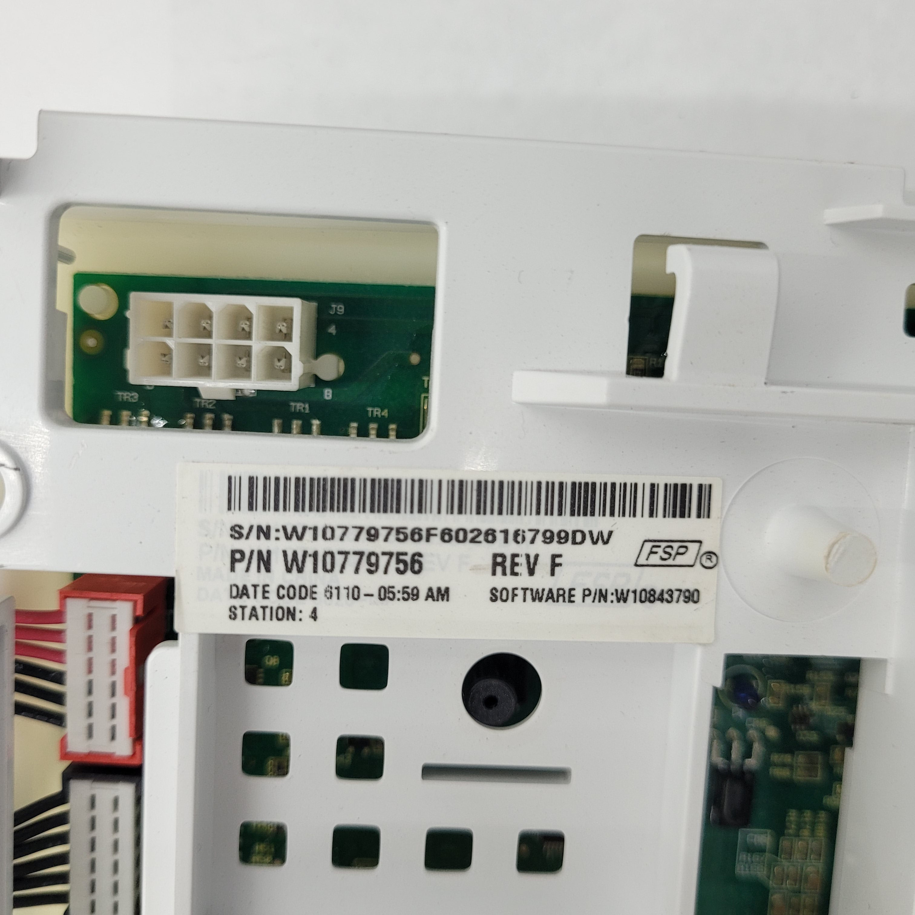 Whirlpool Washer orders Control Board Part#W10720802 Rev F