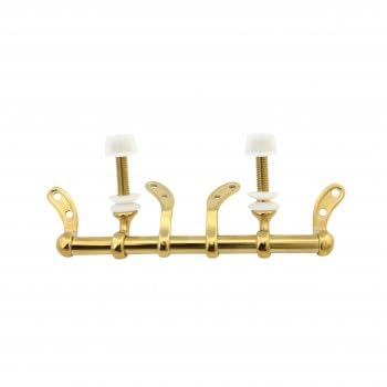 Renovators Supply Manufacturing™ Toilet Seat Hinge, Titanium Plated Brass Color PVD 304 Stainless Steel, Durable Rust Resistant Replacement Hinges
