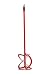 RUBI Mortar Mixer Paddle M14 Thread - 3 Helix M-120-R 3H Head for Cement, Mortar, and Grout Mixing, Durable Low-Vibration Design, Universal Compatibility