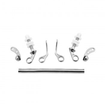 Renovators Supply Manufacturing™ Toilet Seat Hinge, Titanium Plated Brass Color PVD 304 Stainless Steel, Durable Rust Resistant Replacement Hinges