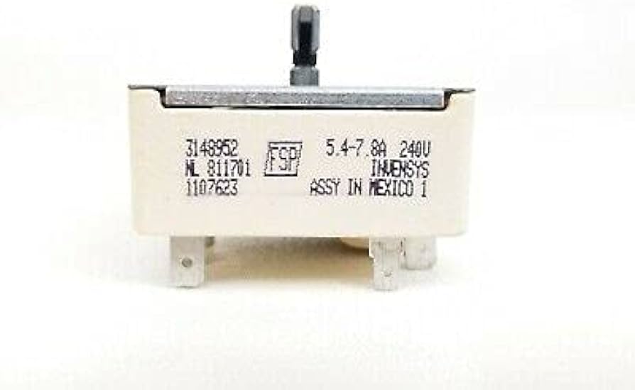 Amana Range Surface Element Control Switch WP3148952