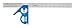 Empire Level E280 16-Inch Heavy Duty Professional Combination Square w/Etched Stainless Steel Blade and True BlueR Vial