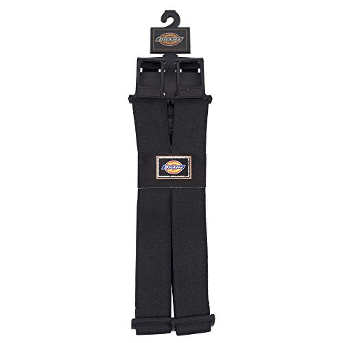 Dickies Men’s Belt Clip Stretch Suspenders, Black, One Size