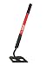 BULLY TOOLS Mason Hoe Tool - 12-Gauge Heavy Duty Garden Hoe with Fiberglass Handle for Digging, Spreading and Mixing Concrete, Soil Cultivation, Ideal for Gardening - 100% Made in the USA, 22-Inch