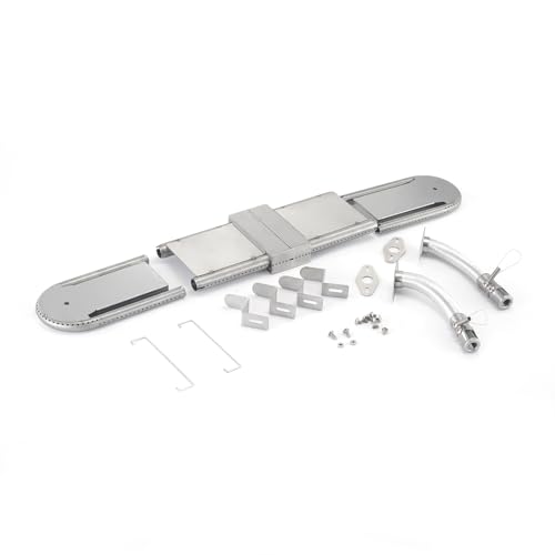 YIHAM Universal Grill Replacement BBQ Adjustable Bar Burner Oblong Tube Burner for Brinkmann and Other Gas Grills, Extends from 15" up to 22 1/4", 1 Pack KA894