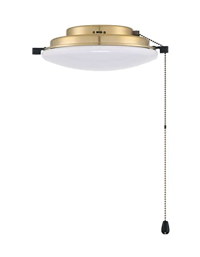 Craftmade - 1 Light Universal Ceiling Fan Light Kit in Espresso Finish with Integrated Dimmable 20-Watt LED Color Temperature Option