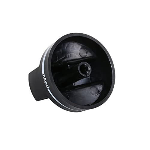 W10339442 Gas Stove Knob, Black Whirlpool Stove Parts Replacements fit for Whirlpool Range/Stove/Oven WPW10339442 PS3507188 (1 Pack)