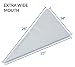 LimeWorks.us Extra Wide 14" X 26" Heavy Duty Professional Grout Bags for Pointing up Brick & Stone, Clear (50)