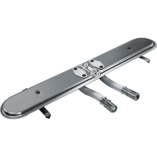 GrillPro 25723 15.5-Inch Fit Universal Bar Burner, Silver