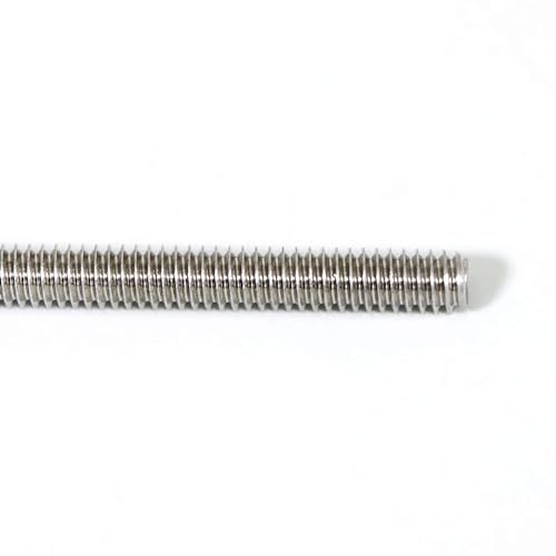 NIDAYE Stainless Steel Fully Threaded Rod, 1/4" -20 Thread Size, 48" Length, Right Hand Threads, 4 Pieces