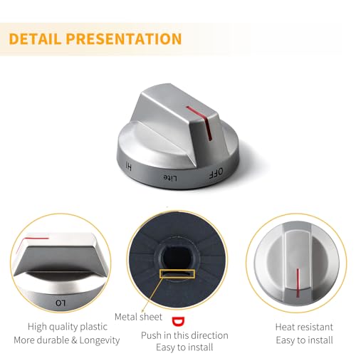 Allstare DG64-00975A Stove knobs Replacement for S