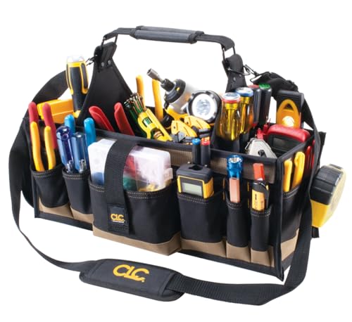 CLC WORK GEAR 1530 Electrical and Maintenance Tool Carrier, 43 Pocket, Black