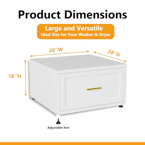 2 Pack Laundry Pedestal Heavy Duty Metal Washer an
