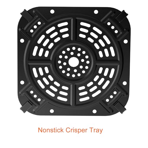 Air Fryer Basket and Crisper Tray for Ninja AF141,Air Fryer Replacement Parts for Ninja AF141,Non-Stick 5QT Replacement Basket