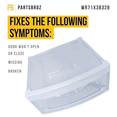 WR71X38328 Refrigerator Middle Crisper Pan for GE 
