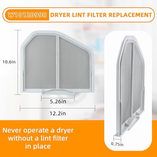 AMI PARTS W10120998 Dryer Lint Screen Filter Repla