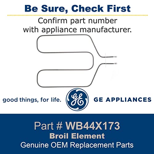 GE WB44X173 Broil Element , Black