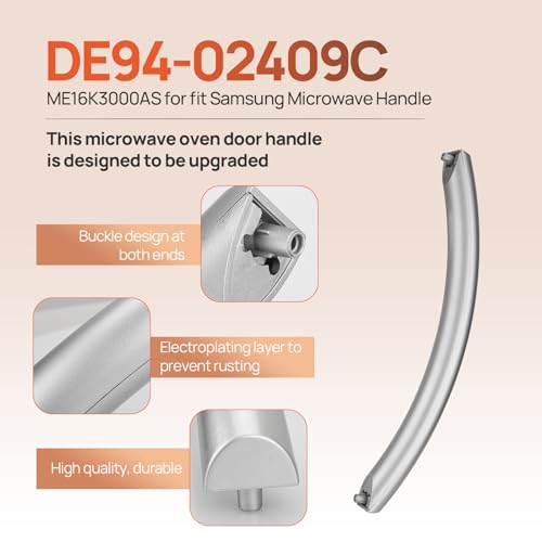 Microwave Oven Door Handle Compatible with Samsung