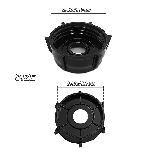 2 Pack of Blender Replacement Parts Jar Base Cap Compatible with Aspas Para Licuadora Oster Osterizer(Does NOT fit Pro, Master, or Versa models)
