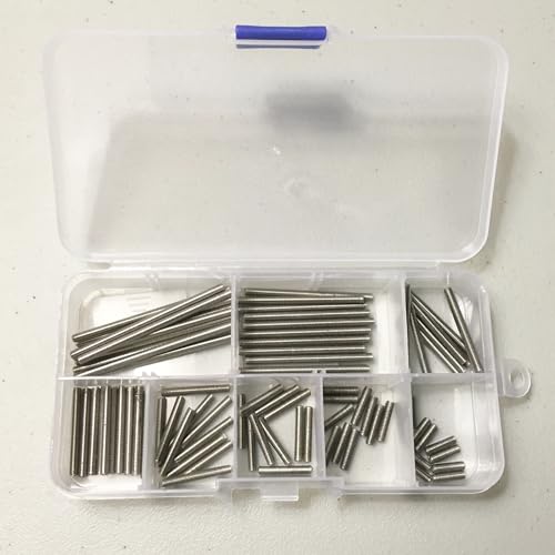 Morezmore M01469 80pc M3 Threaded Rod Assortment 10-50mm Stop Motion