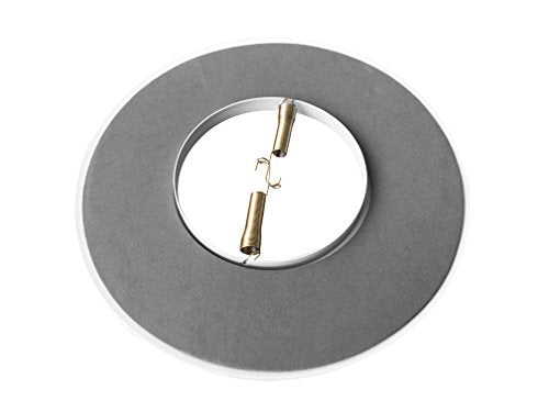PROCURU [6-Pack] 6" Open Metal Ring Trim for Recessed Can Lights - for BR30, PAR30, LED, Incandescent, CFL, Halogen