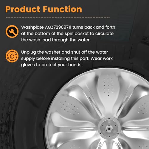 AGZ72909711 Agitator Plate With 5006EA3009B Washer
