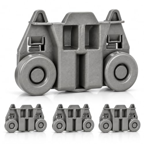 UPGRADED W10195417 (Packs of 4), Dishwasher Wheels