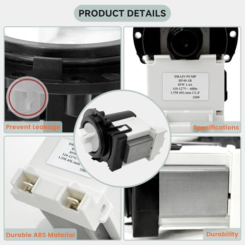 4681EA2001T Washer Drain Pump Motor Fit for LG Ken