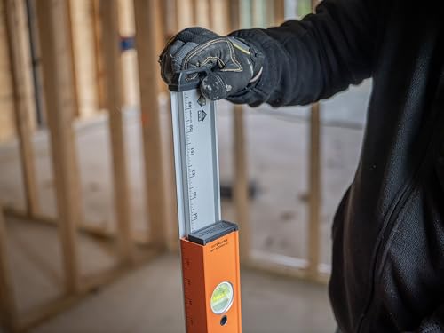 Johnson Level & Tool 5800-4880B 48-80" Extendable Box Beam Level – Telescoping Adjustable Aluminum Level with Locking Extension